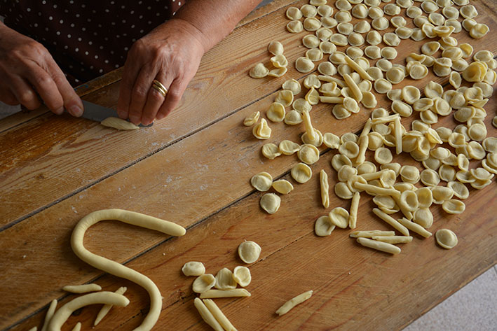 Le orecchiette nelle ‘nchiosce