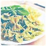 farfalle al pesto di zucchine