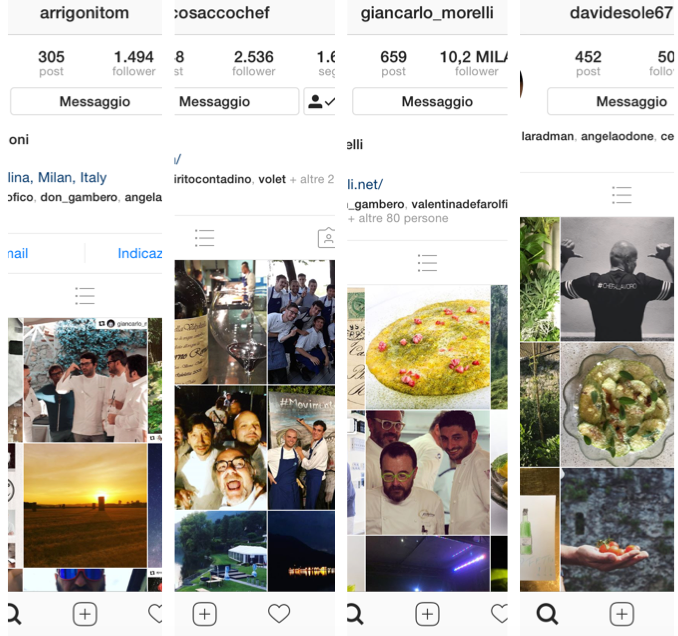 Instagram degli chef: entrare in cucina con il social network delle immagini